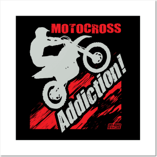 MOTOCROSS ADDICTION Posters and Art